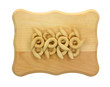 Pretzel Loops on Cutting Board Pretzel Loops on Cutting Board