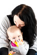 mother with baby girl mother with baby girl