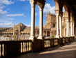 Ornate building in Plaza de Espana, Seville, Spain