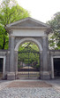 Botanical garden entrance