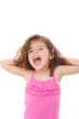 child shouting or singing