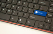 Unlike button on keyboard concept