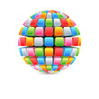 Vector: colorful ball colorful ball