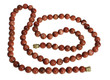 Beads on a white background