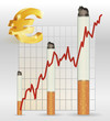 hausse du prix de vente des cigarettes