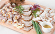 Assorted with lard, bread, onions and herbs. Fatty foods Assorted with lard, bread, onions and herbs. Fatty foods