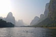 Li river near Yangshuo Guilin Mountains