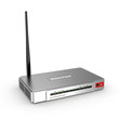 Wireless wifi Router on white isolated background Wireless wifi Router on white isolated background