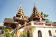 Myanmar style temple in Northern of Thailand.