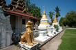 Myanmar style temple in Northern of Thailand.