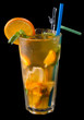 ice tea with citrus and grenadine ice tea with citrus and grenadine