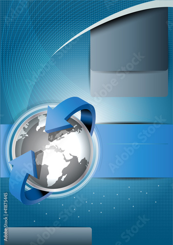 Vector: Vector background with continents for brochures Vector background with continents for brochures