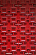 Red wooden door