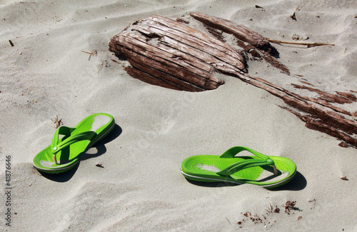 Photo: Flip Flops on the Beach Flip Flops on the Beach