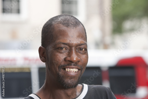 Photo: Happy African American Man smiling Happy African American Man smiling