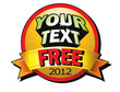 Ribbon Hot Sticker Tag