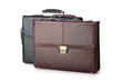 Business concept with briefcase on white