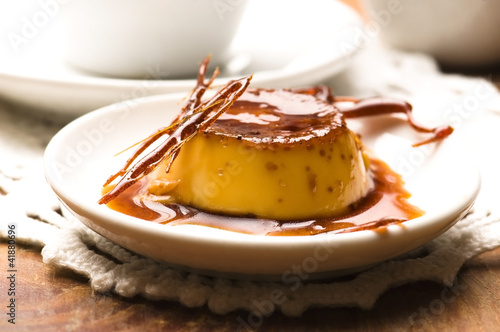 Photo: Delicious creme caramel dessert Delicious creme caramel dessert