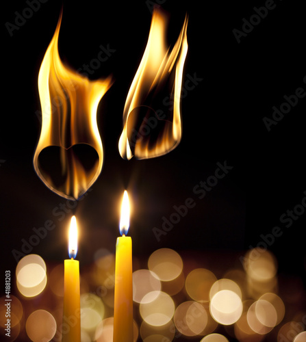 Photo: flame of love romantic background with hearts flame of love romantic background with hearts