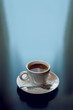 coffee on dark
