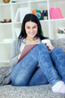 Beautiful young woman writing Beautiful young woman writing