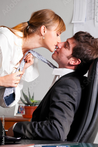 Photo: flirting at office flirting at office