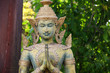 Photo: old sculpture of sprite in temple old sculpture of sprite in temple