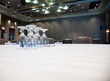 Empty Conference room with tables