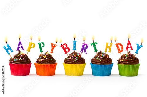 Photo: Birthday cupcakes Birthday cupcakes