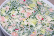 Russian cold soup - okroshka