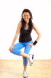 Brunette fitness girl