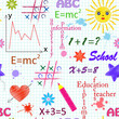 school seamless pattern