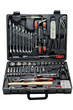 Toolbox with different instruments. isolated