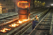 Giesserei Fabrik / steel mill factory