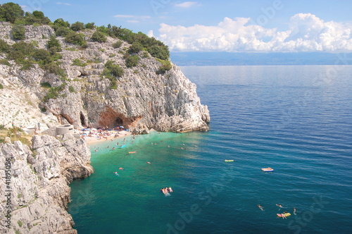 Photo: Adriatycka plaża, Chorwacja Adriatycka plaża, Chorwacja