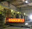 glühende Stahlträger Hochofen / steel mill factory