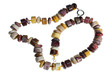 Beads on a white background