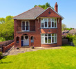 A new house with a garden