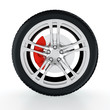 Illustration: Car wheel Car wheel