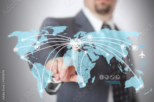 Photo: Futuristic touchscreen Futuristic touchscreen