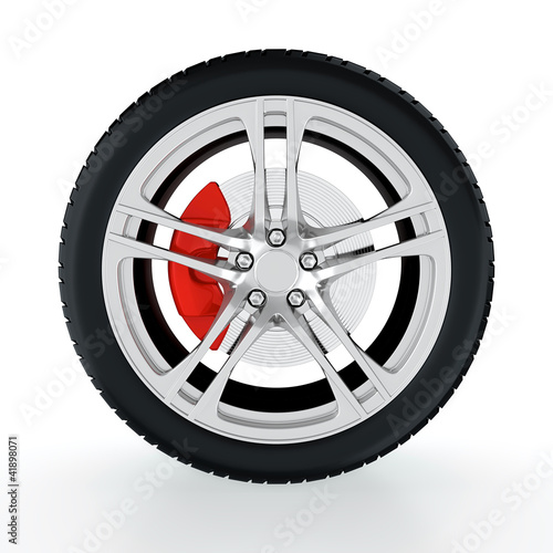 Illustration: Car wheel Car wheel