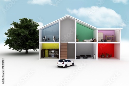 Illustrazione: Casa ideale Casa ideale