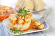 Häppchen mit eingelegtem Feta Häppchen mit eingelegtem Feta