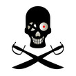 Funny pirate symbol