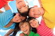 Five happy children