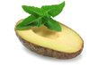Avocat et feuille de menthe