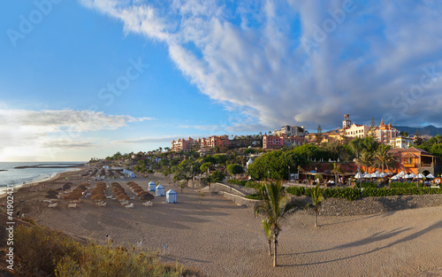 Photo: Beach Las Americas in Tenerife island - Canary Beach Las Americas in Tenerife island - Canary