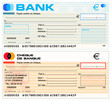 chèque de banque, chèque banquaire