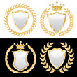 white gold shields
