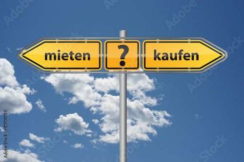Illustration: Mieten oder kaufen? Mieten oder kaufen?